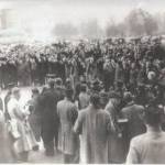 Winston Churchill inspecting survivors of HMS Hardy and other lost ships, Horse Guards Parade, London