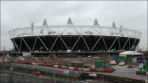 The Olympic Stadium in Stratford