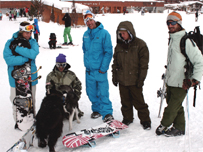 Jack, Neil, Ed, Lewis, Brad and dogs