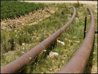 گیس پائپ لائن