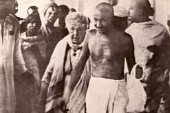 Annie Besant with Ghandi