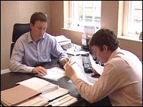 Robert's great-nephews James and Stuart Pollin