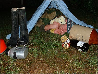 Steve has a long day ahead so gets some sleep!