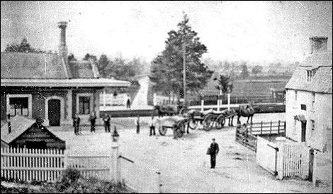 Minety railway station, c. 1845