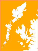 Map of the Western Isles - Na h-Eileanan Siar