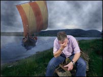 Gordon Swindlehurst about to be pillaged by Vikings as punishment for his appalling doggerel ...