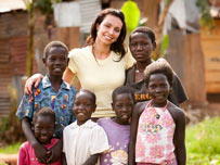Christine with Hajjara's family