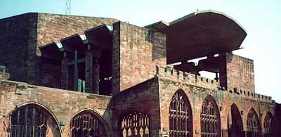 Exterior of Coventry Cathedral