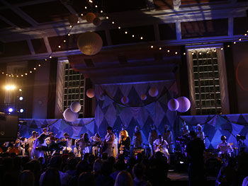 Goldfrapp on stage at Cecil Sharp House