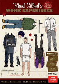 Rhod Gilbert Work Experience doll 