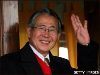 O ex-presidente peruano Alberto Fujimori 