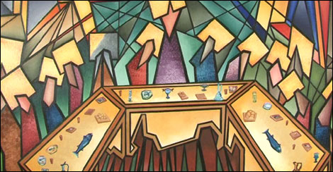 Adrian's take on 'The Last Supper'