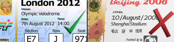 Comparison of the Twenty Twelve ticket and a Beijing ticket