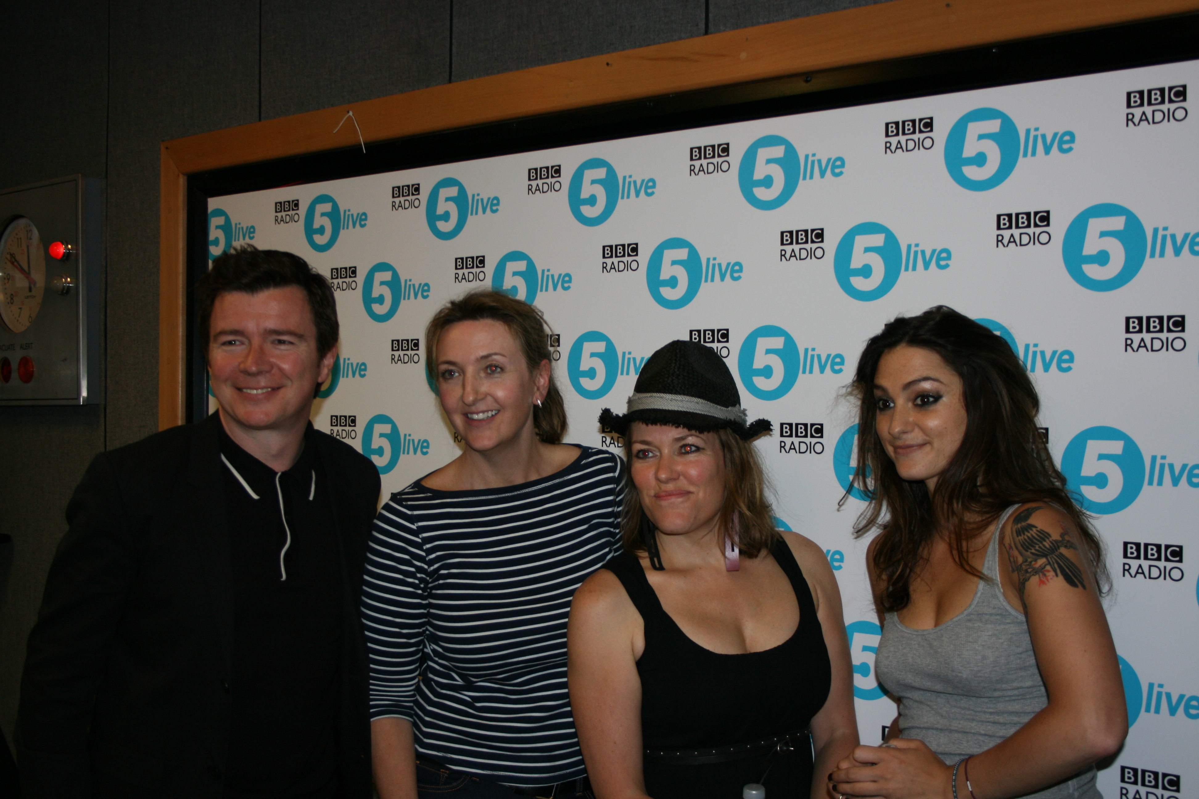 Rick Astley, Victoria, Cerys Matthews and Tiffany Page