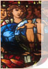 Detail from Days of Creation stained glass window