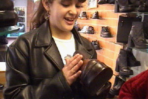 Mike takes the girls shopping