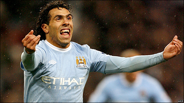 Carlos Tevez grabbed the winner for City
