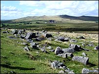 View from King's Tor towards Merrivale