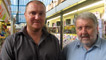 Roy Noble with Barry Hughes