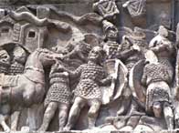 Arch of Galerius, Thessaloniki, Greece. Built to celebrate the emperor's triumph over the Sassanids