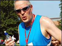 Look East's Patrick Davies at the Great Cambs Run 2008