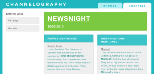 Channelography Newsnight