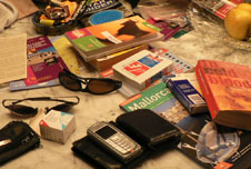 Messy table