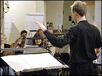 Robert conducting