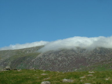 Clouds at Llanberis