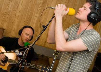 Dublin band The Script made their Live Lounge debut and were on fine form.