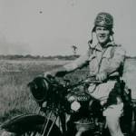 martin on duty as a despatch rider burma