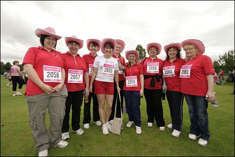 Race for Life, Carlisle, July 2008.