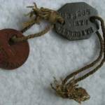 My father's dog tags issued in the summer of 1939