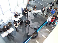 Lionel Richie and band, from above