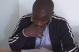 Ruth has filmed fellow Zambian student, Brian Malama, who's struggling since his sponsorship collapsed. 