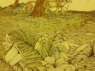 GCSE art piece - WIP