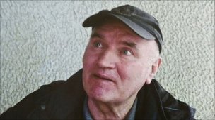 Mladic following his arrest