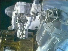 Caminhada espacial (Cortesia: Nasa)