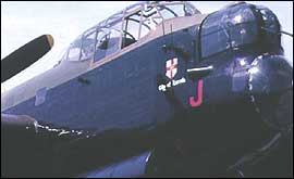 Front of Lancaster Bomber (City of Lincoln)