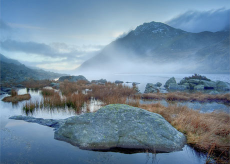 Lynn Ogwen and Tryfan, Snowdonia by Graham Colling