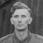 William John Edward Brain, Regiment: Heavy Ack Ack Regiment, Royal Artillery, 11 Dec 1943. Picture taken from his Soldier’s Service and Pay Book