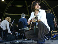 Rehearsal on stage