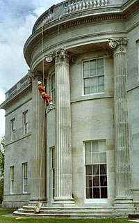 Carrying out a structural survey of Castle Coole for the National Trust
