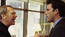 "If he so much as uses a dolly, I wanna know about it kid!" Sydney Pollack with Ben Affleck in Changing Lanes