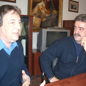 Misha Glenny and Montenegro's former leader Momir Bulativic