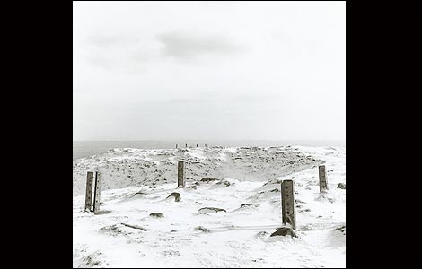 Pylon footings, Whatsill, Titterstone Clee Picture by Simon Denison