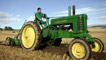 Tractor at the Doric Festival's vintage ploughing match.