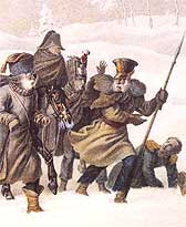 Sketch of Napoleon's army in Russia