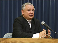 Başbakan Jaroslaw Kaczynski