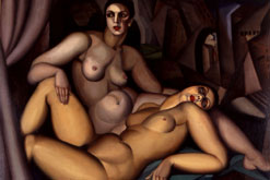 Image: Tamara de Lempicka, Perspective, (1923) Oil on canvas 130 x 162 cm Association des Amis du Petit Palais, Geneve Photo Studio Monique Bernaz, Geneva